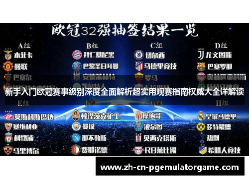 新手入门欧冠赛事级别深度全面解析超实用观赛指南权威大全详解读