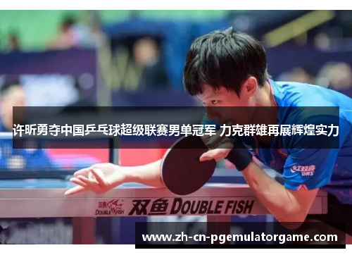 许昕勇夺中国乒乓球超级联赛男单冠军 力克群雄再展辉煌实力